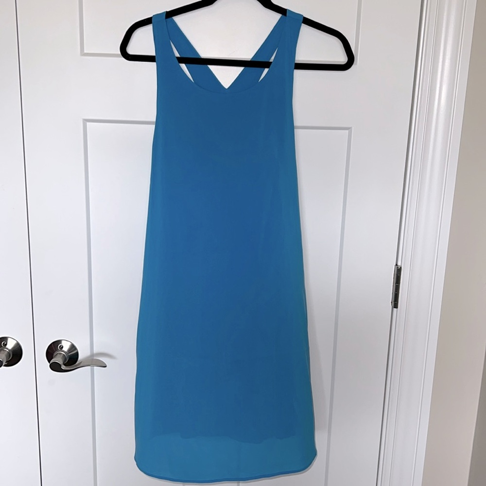 NWOT Alice + Olivia Silk Racerback Dress